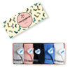 Lot de Chaussettes en coton à languette cœur love pour femme | Chaussettes douces et respirantes | Un cadeau parfait pour les femmes de tous âges | Disponibles à un prix abordable.