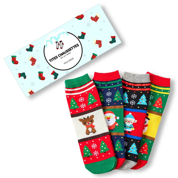 Christmas Tree Socks (Pack of 4)