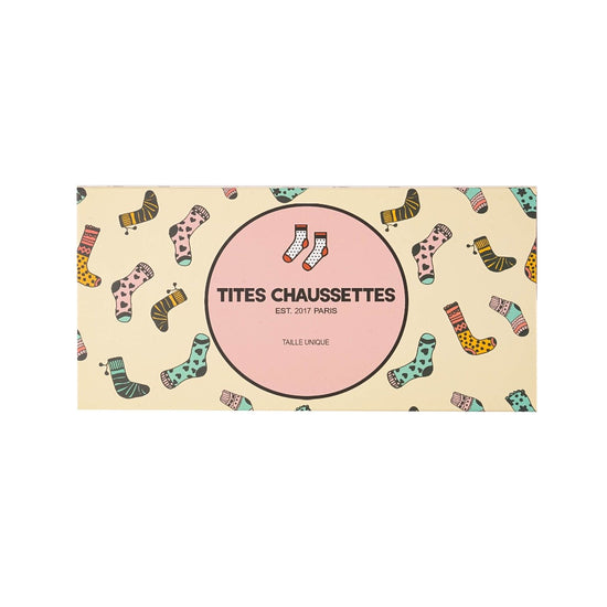 Boite cadeau pour chaussettes format rectangulaire (petit modèle)