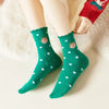 Christmas Heart & Ruffle Socks