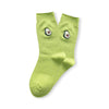 Chaussettes vert clair avec un avocat brodé | Chaussettes abordables et de haute qualité | Un excellent choix pour les adultes qui aiment les chaussettes fantaisie originales