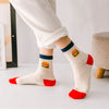 Chaussettes montantes colorées motifs fast food / street food : burger, frites, glace et cupcake