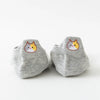 Chaussettes grises en coton à languette chat pour femme | Chaussettes confortables et élégantes | Idéales pour le quotidien ou les occasions spéciales | Disponibles en plusieurs couleurs et tailles