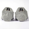 Chaussettes basses motif chien ou chat brodé sur la languette. Disponible en 4 coloris : blanc, beige, gris, noir.