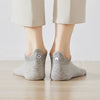 Chaussettes grises en coton à languette lapin pour femme | Chaussettes confortables et élégantes | Idéales pour le quotidien ou les occasions spéciales | Disponibles en plusieurs couleurs