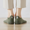Chaussettes verte en coton à languette lapin pour femme | Chaussettes confortables et élégantes | Idéales pour le quotidien ou les occasions spéciales | Disponibles en plusieurs couleurs