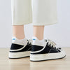Chaussettes blanches en coton à languette cœur love pour femme