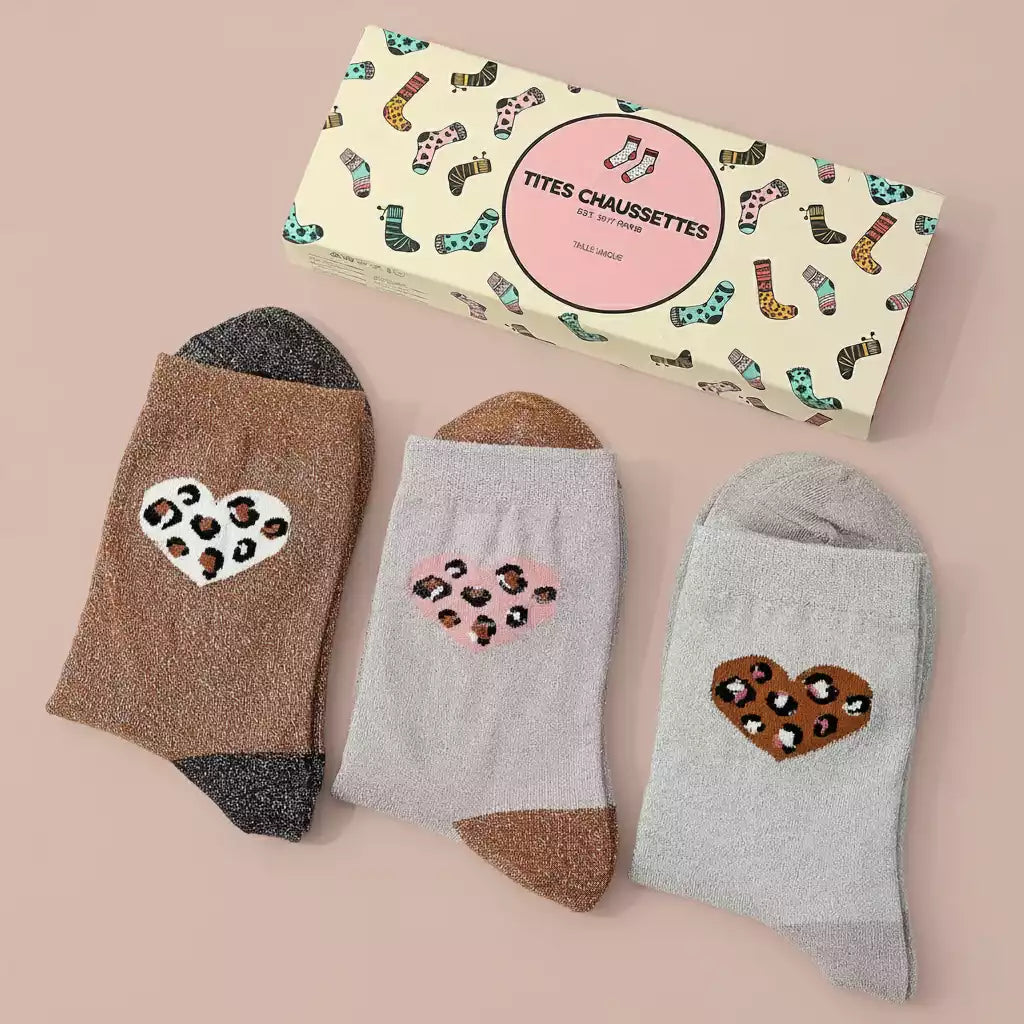 Promo Lot De 3 Paires De Chaussettes Et Pochette Cadeau Chez E.Leclerc