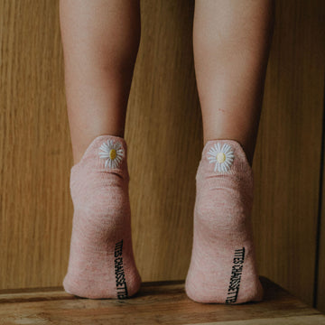 Lot de 5 Chaussettes Languette Fleur Enfants