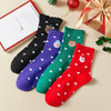 Christmas Heart & Ruffle Socks