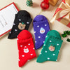 Weihnachtssocken mit Herz- und Rüschenmotiv (4er-Pack)