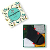 Lot de 5 chaussettes hautes avec cœur rouge brodé au talon