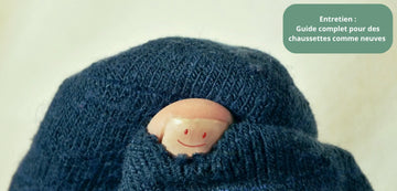 Photo illustrant une chaussette trouée pour illustrer l'importance de bien entretenir ses chaussettes