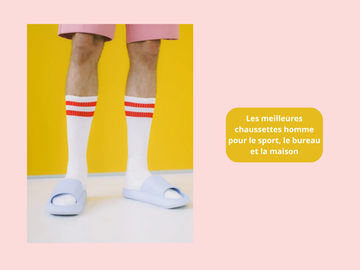 homme portant des chaussettes avec des chaussures ouvertes 