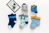 Chaussettes Dino bleu Enfants (Lot 5 paires)