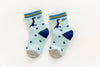 Chaussettes Dino bleu Enfants (Lot 5 paires)