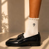 Chaussettes Ajourées Coeur & Feston