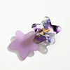 Barrettes étoile violet
