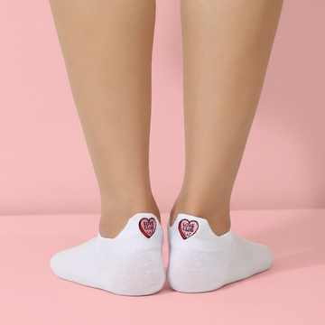 Chaussettes Languette Octobre Rose