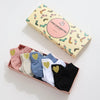 Lot de 5 Chaussettes Languette Coeur Doré Enfants
