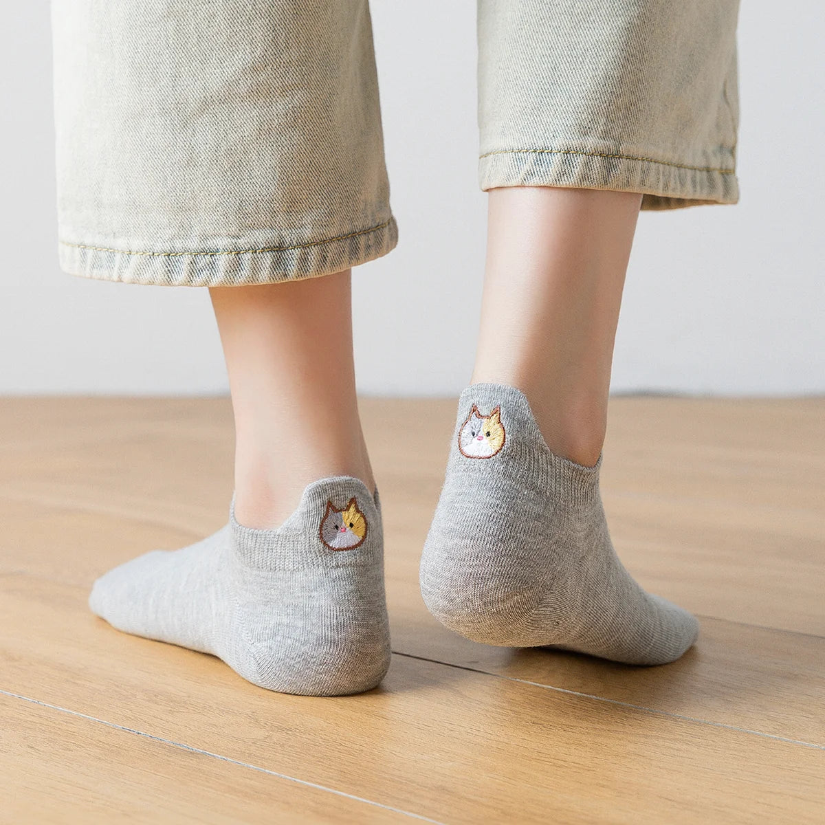 Chaussette Enfant Fille en Coton Socquettes avec Modèle Animal