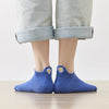 Chaussettes bleu en coton à languette fleur pour femme | Chaussettes douces et respirantes | Fabriquées à partir de matériaux de haute qualité | Un cadeau parfait pour les femmes de tous âges