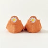 Chaussettes orange en coton à languette fleur pour femme | Chaussettes douces et respirantes | Fabriquées à partir de matériaux de haute qualité | Un cadeau parfait pour les femmes de tous âges