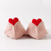 Chaussettes rose en coton unis Coup de Coeur pour femme | Chaussettes douces et respirantes | Un cadeau parfait pour les femmes de tous âges | Disponibles à un prix abordable.