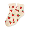 Chaussettes fraises longues en coton à motif fruit pour adultes | Chaussettes douces et confortables | Fabriquées à partir de matériaux de haute qualité | Un cadeau parfait pour les hommes et les femmes de tous âges