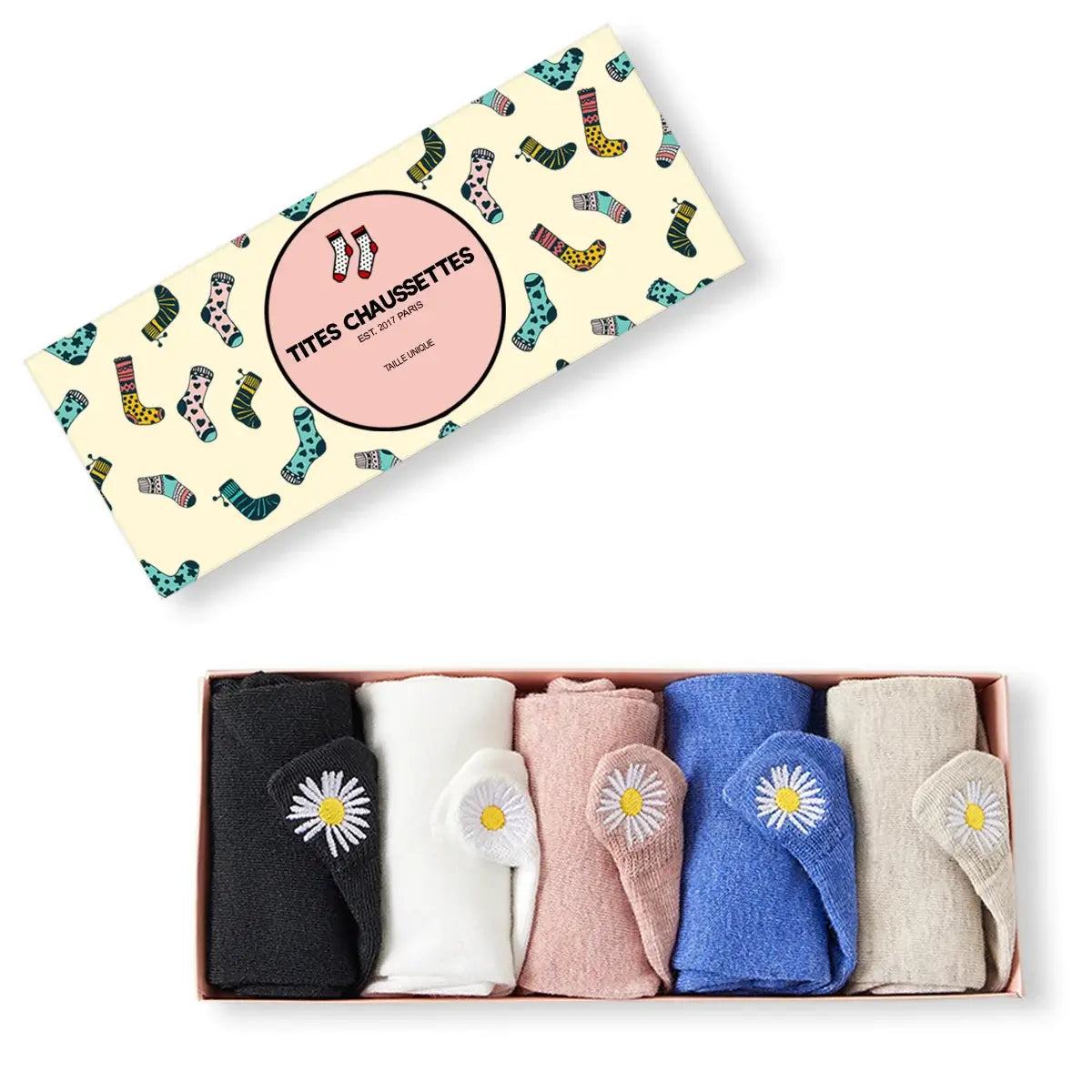 Chaussettes en coton à languette fleur pour femme | Chaussettes douces et respirantes | Fabriquées à partir de matériaux de haute qualité | Un cadeau parfait pour les femmes de tous âges