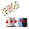 Lot de Chaussettes en coton à motif cœur pour femmes | Chaussettes douces et confortables | Fabriquées à partir de matériaux de haute qualité | Un cadeau parfait pour les femmes de tous âges | Disponibles en différentes couleurs