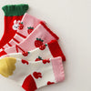 Lot de Chaussettes en coton à motif fraise pour enfants | Chaussettes douces et confortables | Disponibles en différentes tailles et couleurs | Un cadeau idéal pour les enfants de tous âges