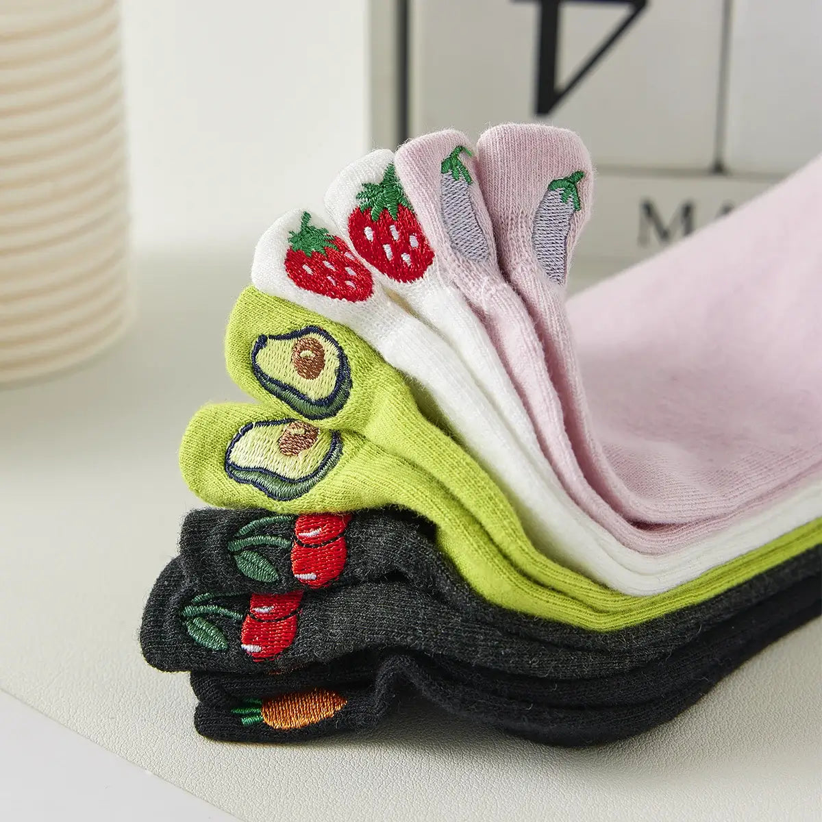 Socquettes invisibles en coton écologique fabriquées en France