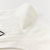 Chaussettes ajourées cœur et feston femme, douces et stretch avec petit cœur brodé. Taille unique 35-41, disponibles en blanc et noir.