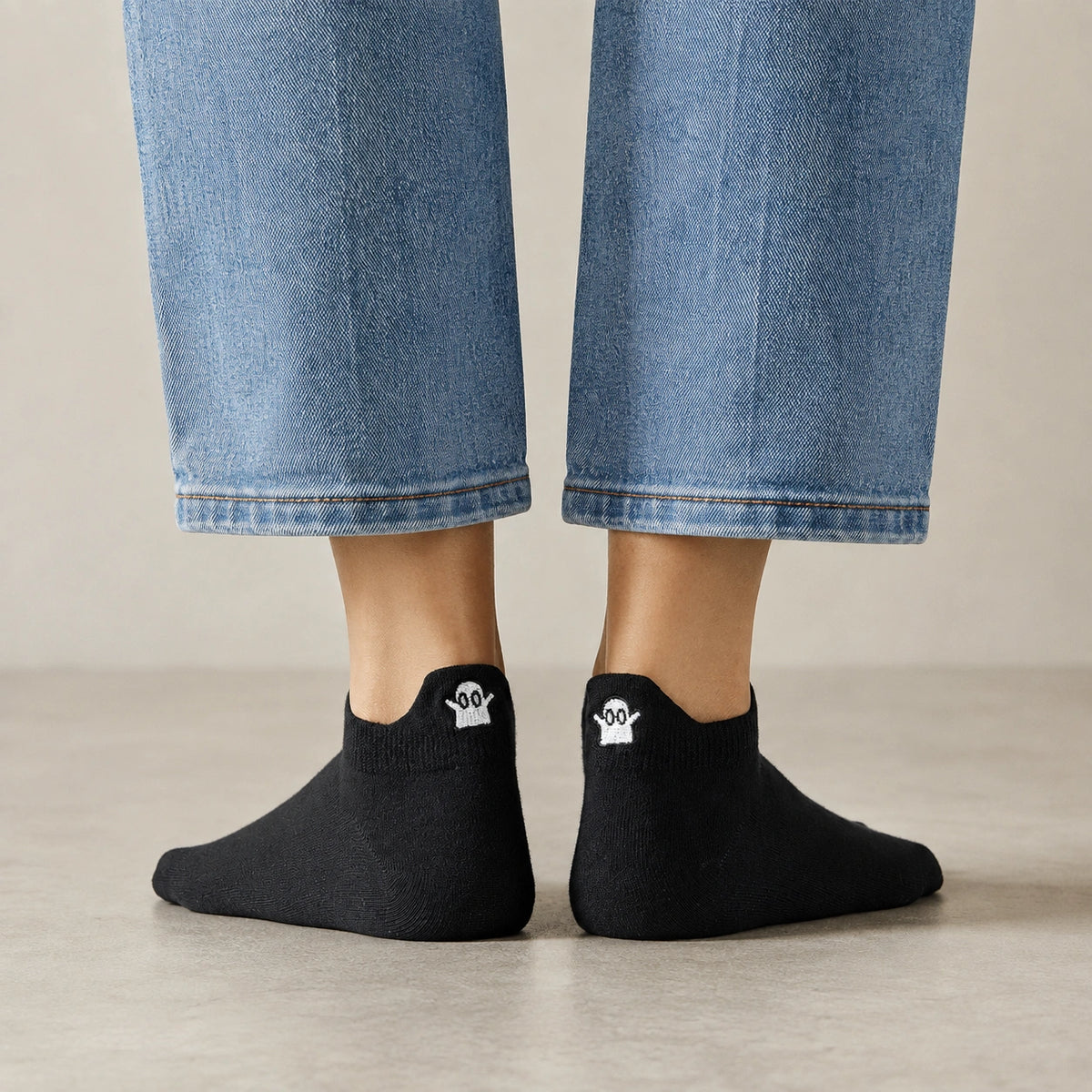 Chaussettes halloween en coton à languette tête de mort pour femme | Chaussettes confortables et élégantes | Idéales pour le quotidien ou les occasions spéciales | Disponibles en plusieurs couleurs et tailles
