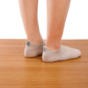 Chaussettes basses femme à languette avec broderie fleur, cœur, tulipe ou soleil. Maintien parfait. Taille 35-41. Douces, gaies et confortables.