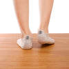 Chaussettes basses femme à languette avec broderie fleur, cœur, tulipe ou soleil. Maintien parfait. Taille 35-41. Douces, gaies et confortables.
