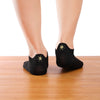 Chaussettes basses femme à languette avec broderie fleur, cœur, tulipe ou soleil. Maintien parfait. Taille 35-41. Douces, gaies et confortables.