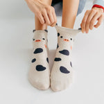 Chaussettes animaux oreilles en relief 