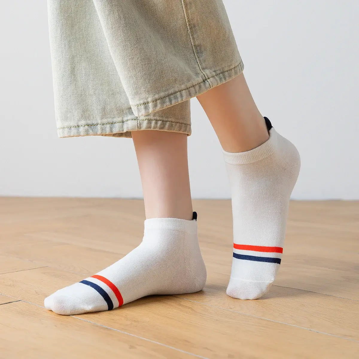 Favorite Socks White/Navy 35-41