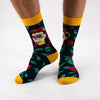 Chaussette haute à l’effigie de Frida Kahlo.