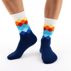 Chaussettes Hautes Losange Homme