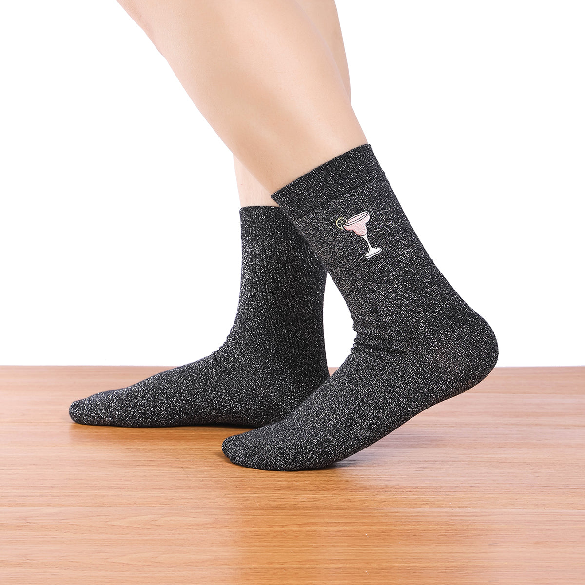 Chaussettes Hautes Paillettes Fête I Titeschaussettes