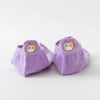 Chaussettes violettes en coton à languette chat pour femme | Chaussettes confortables et élégantes | Idéales pour le quotidien ou les occasions spéciales | Disponibles en plusieurs couleurs et tailles