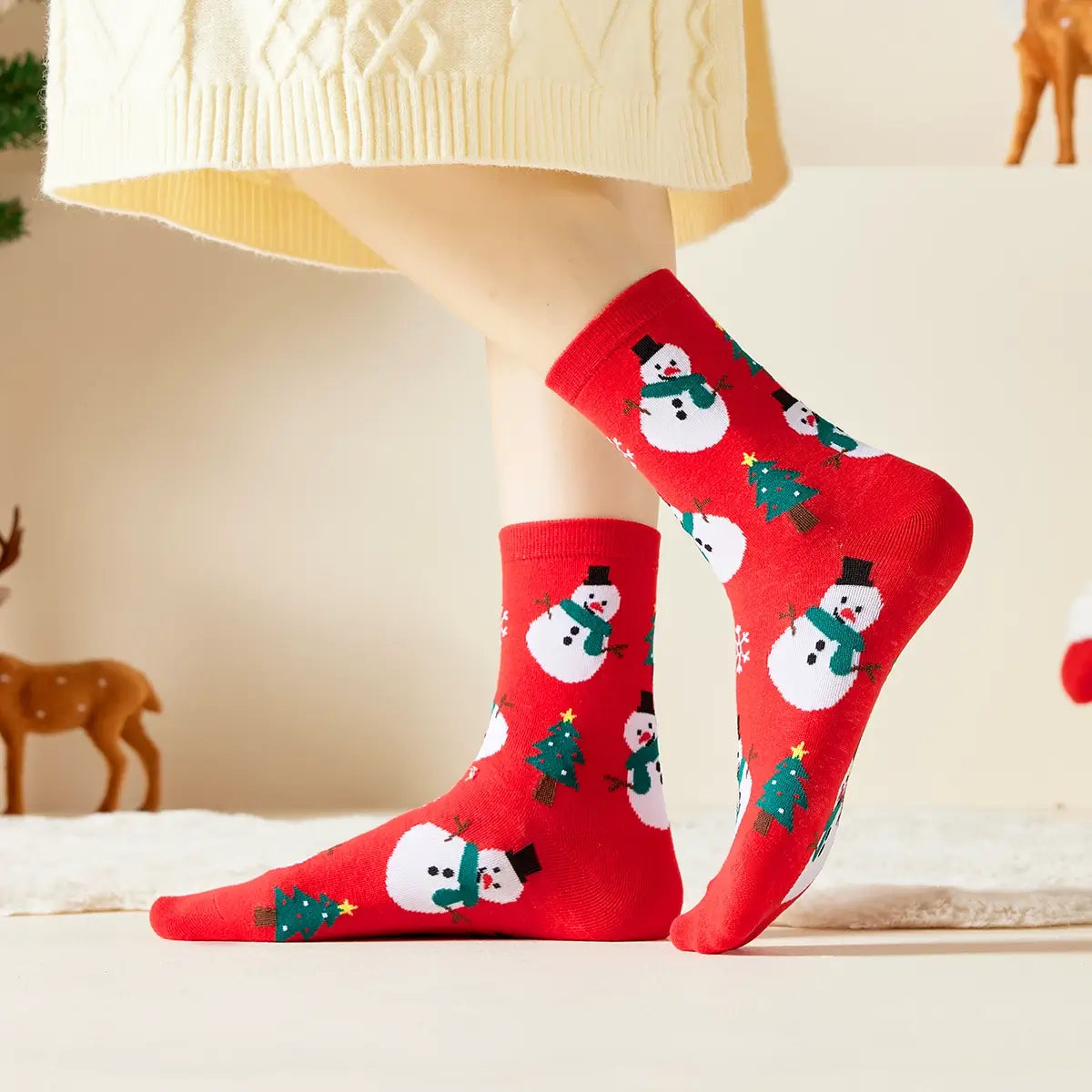 Chaussettes Motifs Noël Titeschaussettes