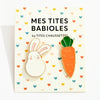 Lot de 2 pin's lapin blanc et carotte orange