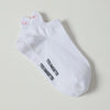 Chaussettes Octobre Rose à l’unité ou en lot. 20 % reversés à Ruban Rose. Broderies engagées, douceur et style pour soutenir la recherche contre le cancer