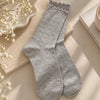 Mid-High Pointelle Socks