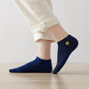 Chaussettes bleu lurex à paillette à motif coeur doré pour femmes | Chaussettes douces et confortables | Fabriquées à partir de matériaux de haute qualité | Un cadeau parfait pour les femmes de tous âges