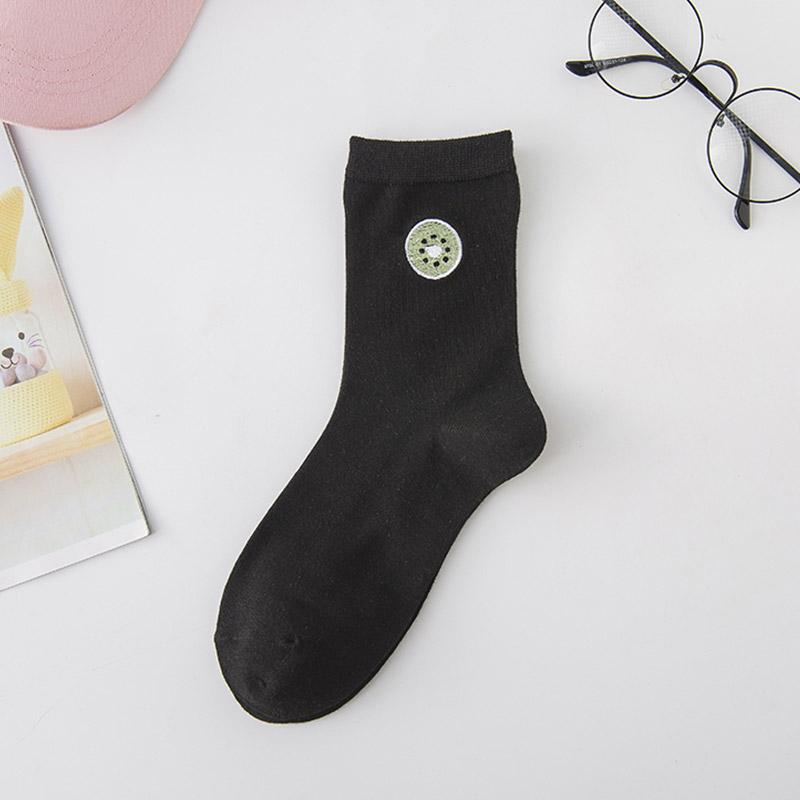 Chaussettes en coton à motif kiwi pour adultes | Chaussettes douces et confortables | Disponibles en différentes couleurs et motifs | Un cadeau idéal 